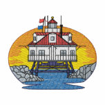 Lighthouse Sunset embroidered shirts