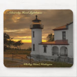 Lighthouse Sunset mousepads
