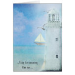 Lighthouse Sympathy Greeting Card