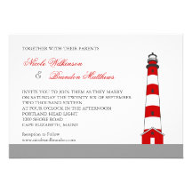 Lighthouse Wedding Invitation