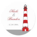 Lighthouse Wedding Sticker