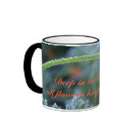 Lightly Frosted California Poppy mugs