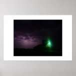 Lightniing at 5 Bar Print