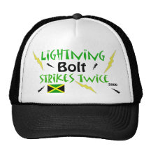 lightning bolt strikes twice hat