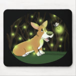 Lightning Bug Corgi Mouse Pads