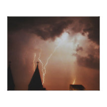 Lightning. Canvas Prints