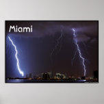 Lightning over Miami posters