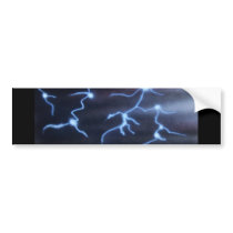 Lightning painting bumper stickers