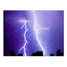 Lightning Storm Post Card