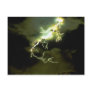 Lightning texture postcards