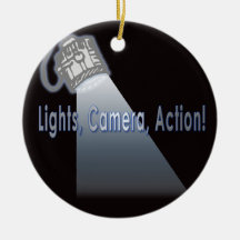 Lights Camera Action! Ornament