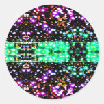 Lights Colors Sparkle Round Stickers