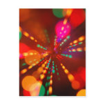 Lights glowing (blur motion background) postcards