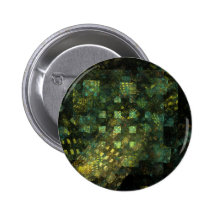 Lights in the City Abstract Art Button (round)