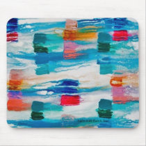 Lights in the Rain Mouse Mat