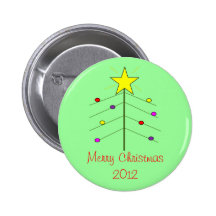 Lights On The Christmas Tree Button