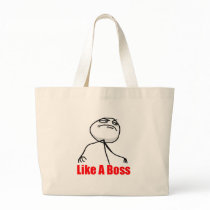 Like a Boss Canvas Bag