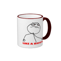 like a boss internet meme comic rage coffee mugs