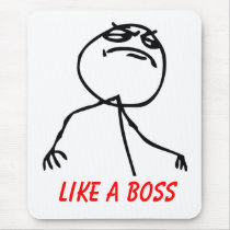 Like a Boss Mousemat