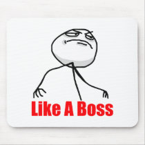 Like a Boss Mousepad