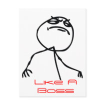 Like a Boss Postcards