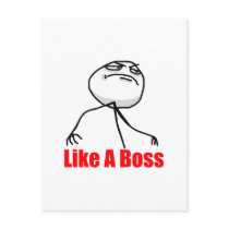 Like a Boss Postcards