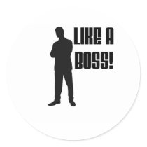LIKE A BOSS PRODUCTS STICKER
