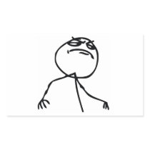 Like a Boss Rectangular Stickers