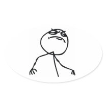 Like a Boss Oval Stickers