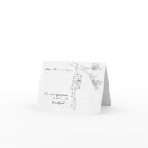 "Like a chime in a tree..." Autism Awareness Card