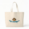 Like A Monkey Large Tote Bag