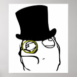 Like a Sir Rage Face Meme posters