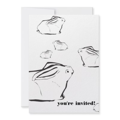 Like Bunnies Invitation by k8_not_kate