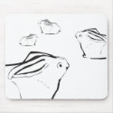 Like Bunnies Mouspad mousepads
