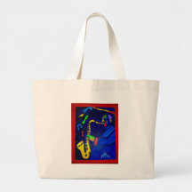 Like Jazz Man by Piliero Tote Bag