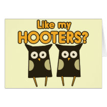 Like my Hooters boobs humour