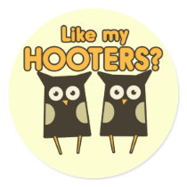 Like my Hooters boobs humour