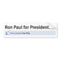 Like Ron Paul Bumper Sticker bumper stickers