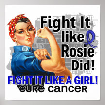 Like Rosie Did Cure Rectal Cancer.png Posters