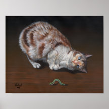 "Like This?" Calico Cat poster