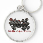 Like Two Pieces of a Puzzle Keychains