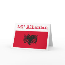 Lil' Albanian Greeting Card