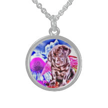 Lil Angels Chocolate Lab Puppy Pendant