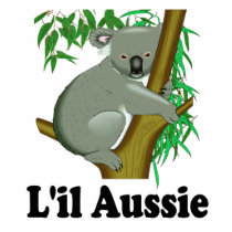 L'il Aussie. Cute Australian Koala Acrylic Cut Outs