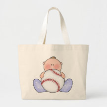 Lil Baseball Baby Boy Tote Bag