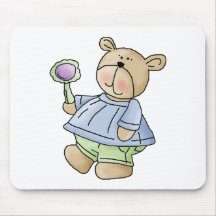 Lil' Bears · Baby Boy Blue & Green Pyjamas Mouse Pad