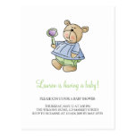 Lil' Bears · Baby Boy Blue & Green Pyjamas Postcards