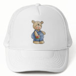 Lil' Bears · Baby Boy Blue Romper Trucker Hat