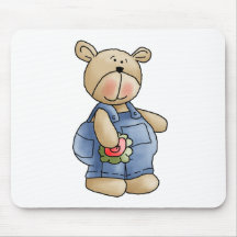 Lil' Bears · Baby Boy Blue Romper Mouse Pads