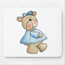 Lil' Bears · Baby Boy Blue Shirt Mousepad